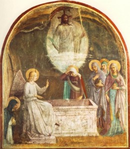 800px-Resurrection_of_Christ_and_Women_at_the_Tomb_by_Fra_Angelico_(San_Marco_cell_8)